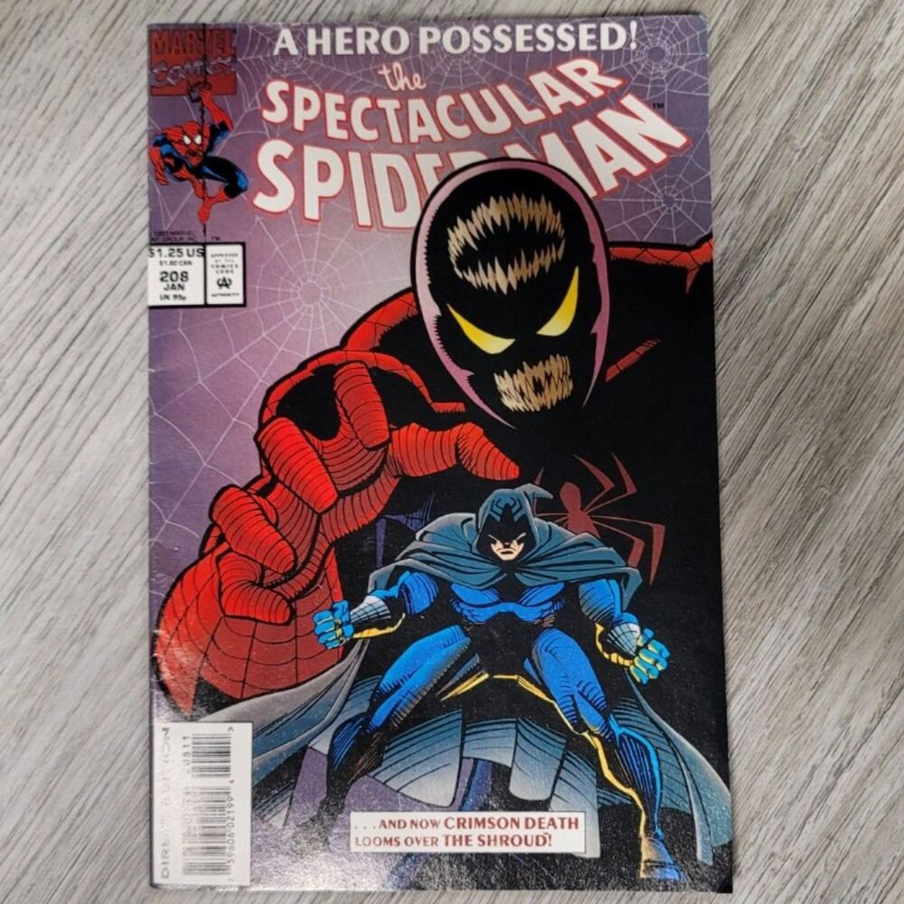 The Spectacular Spider-Man #208 - A Hero Possessed! (1994)